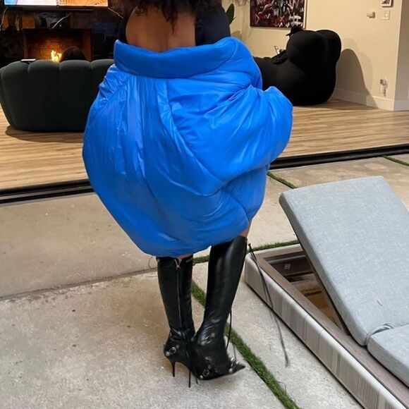 NEW Yeezy x Gap Round Jacket Blue Size L - Picture 6 of 7